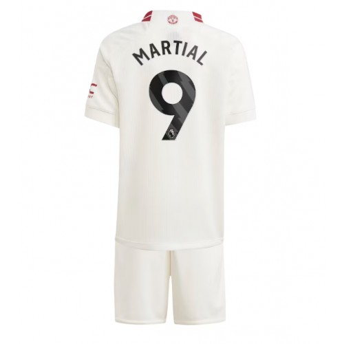 Manchester United Anthony Martial #9 Rezervni Dres za djecu 2023-24 Kratak Rukav (+ Kratke hlače)